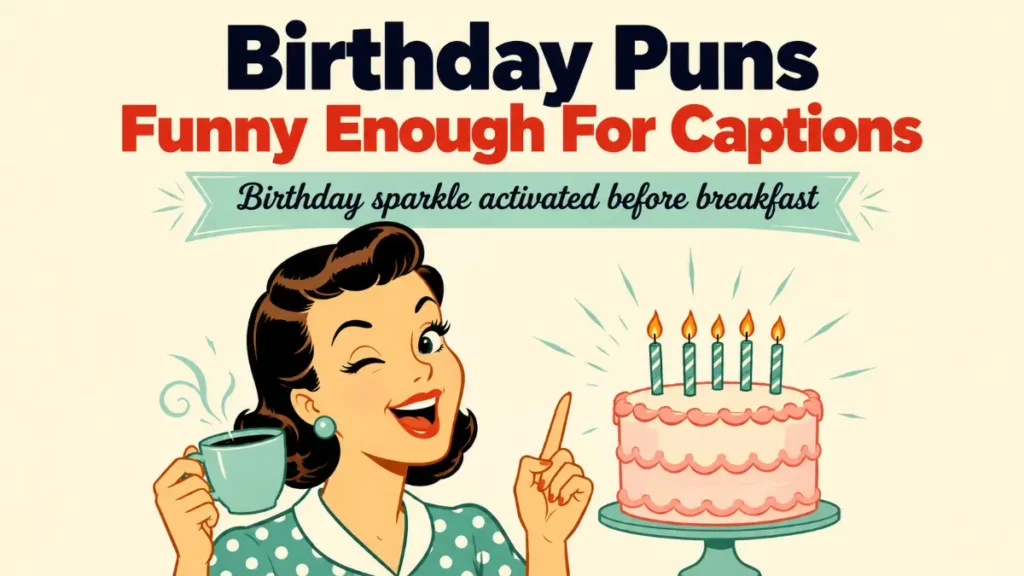 Birthday Puns Funny Enough For Captions