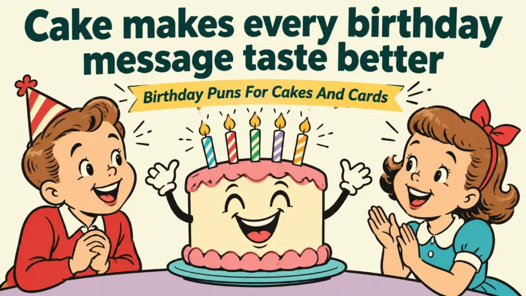 Birthday Puns For Cakes And Cards