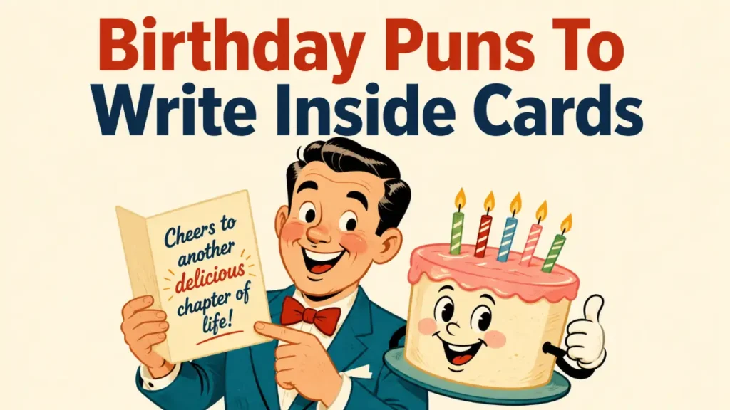 Birthday Puns To Write Inside Cards