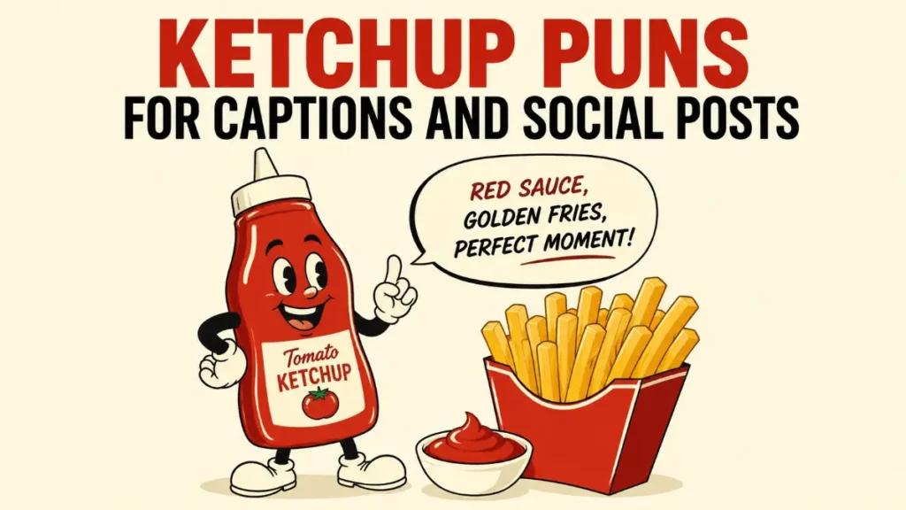 Ketchup Puns For Captions And Social Posts