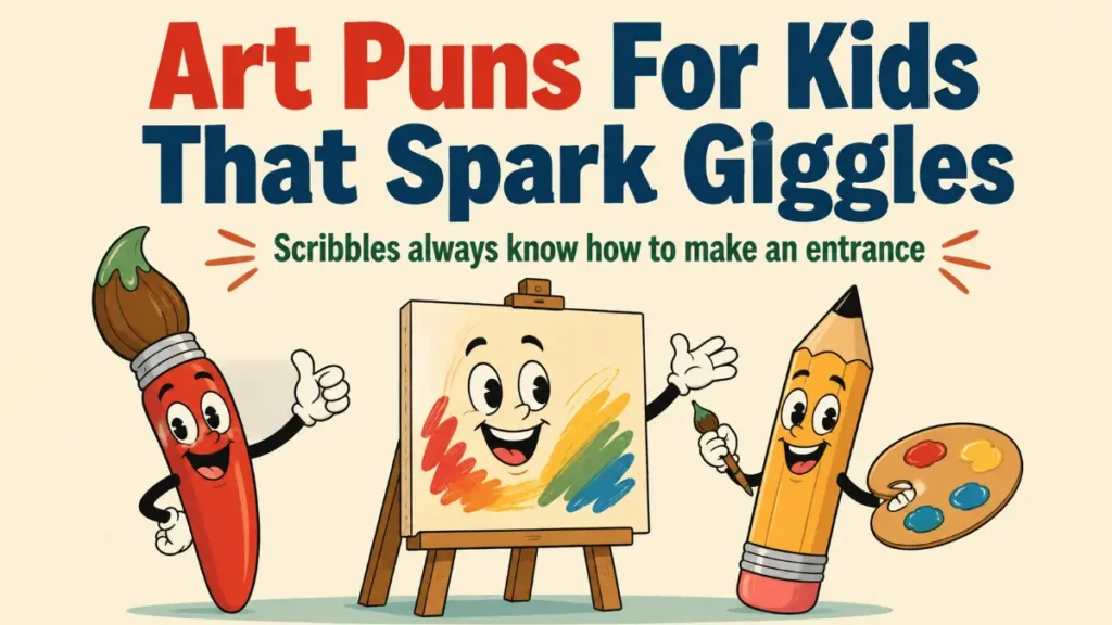 Art Puns For Kids That Spark Giggles