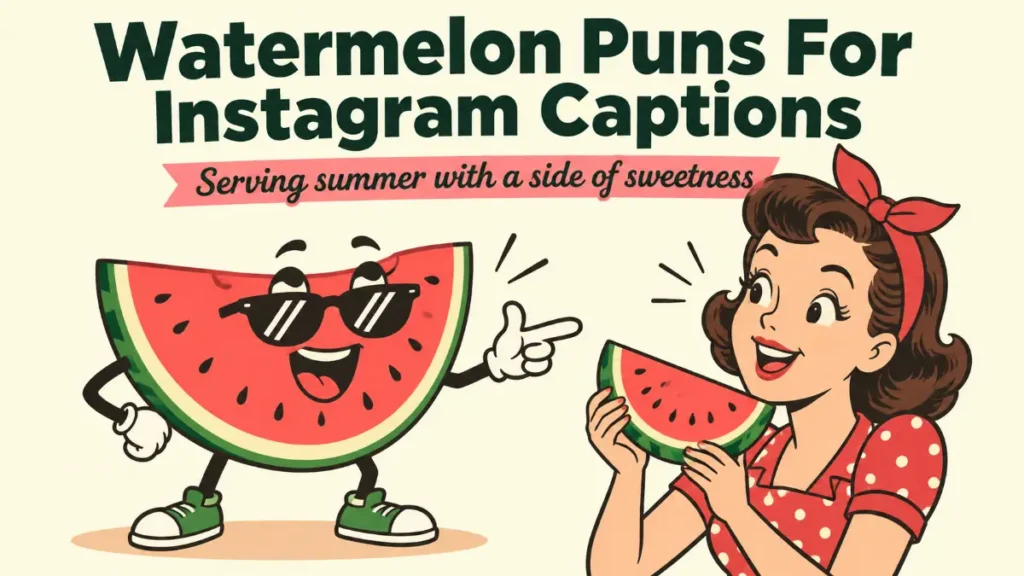 Watermelon Puns For Instagram Captions