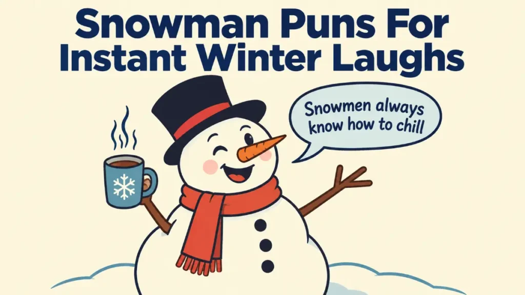 Snowman Puns For Instant Winter Laughs