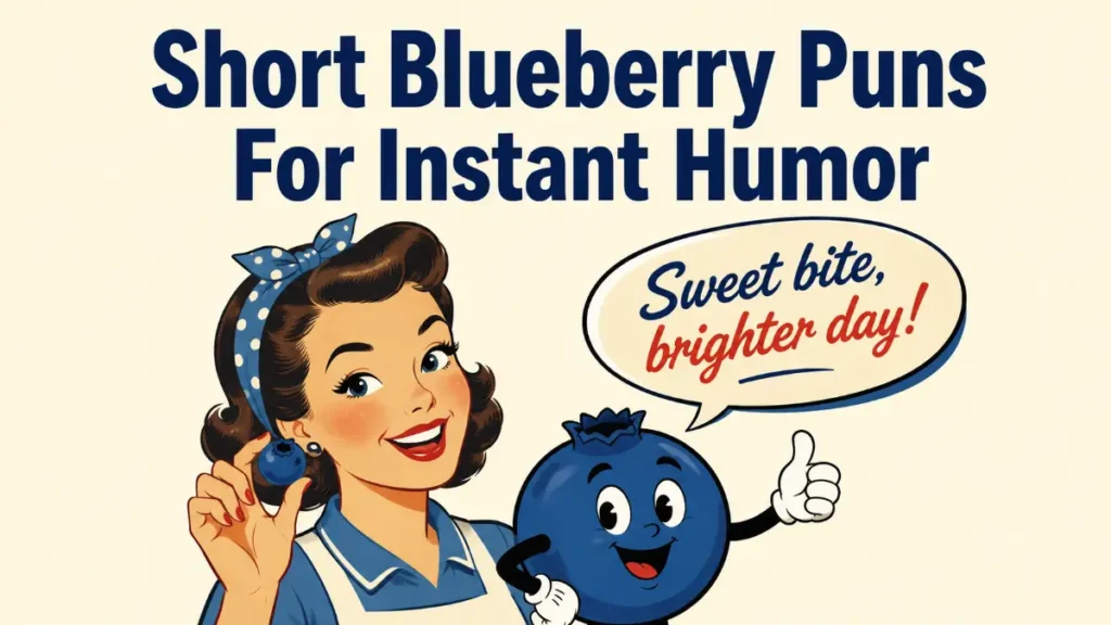 Short Blueberry Puns For Instant Humor