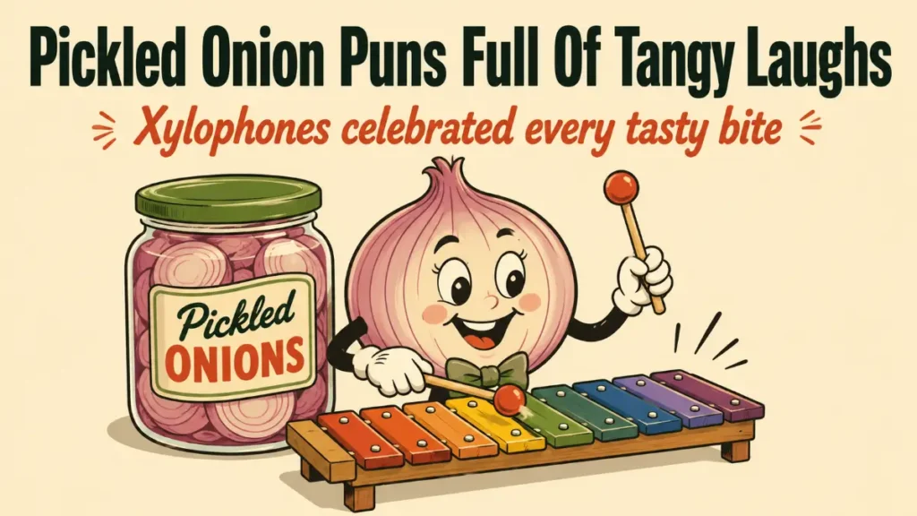 Pickled Onion Puns Full Of Tangy Laughs
