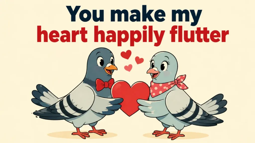 Cute Pigeon Puns For Sweet Moments